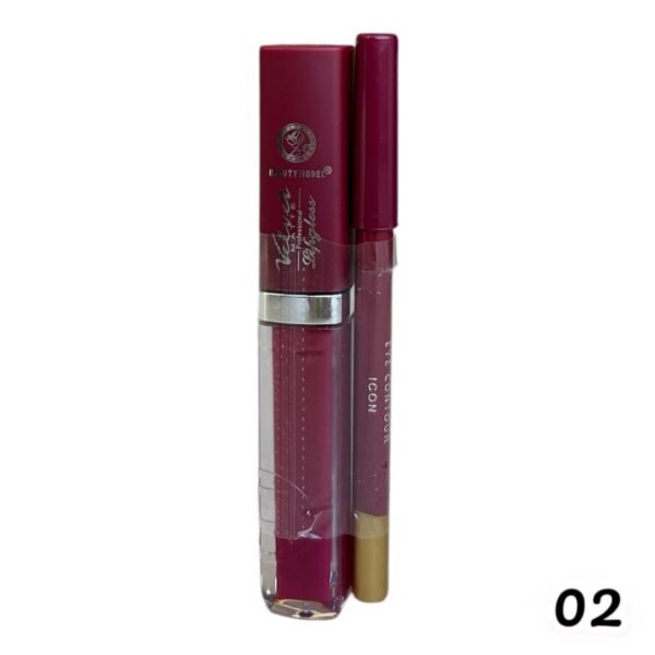 02 Lipgloss con Lápiz Delineador