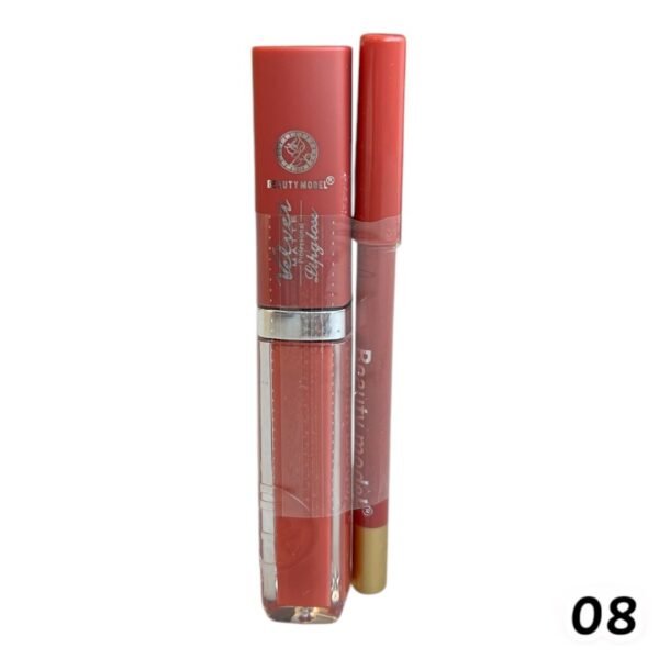 08 Lipgloss con Lápiz Delineador