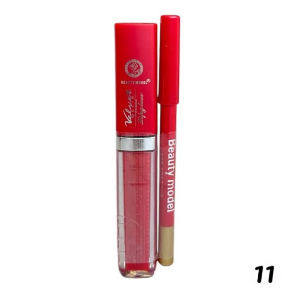 11 Lipgloss con Lápiz Delineador
